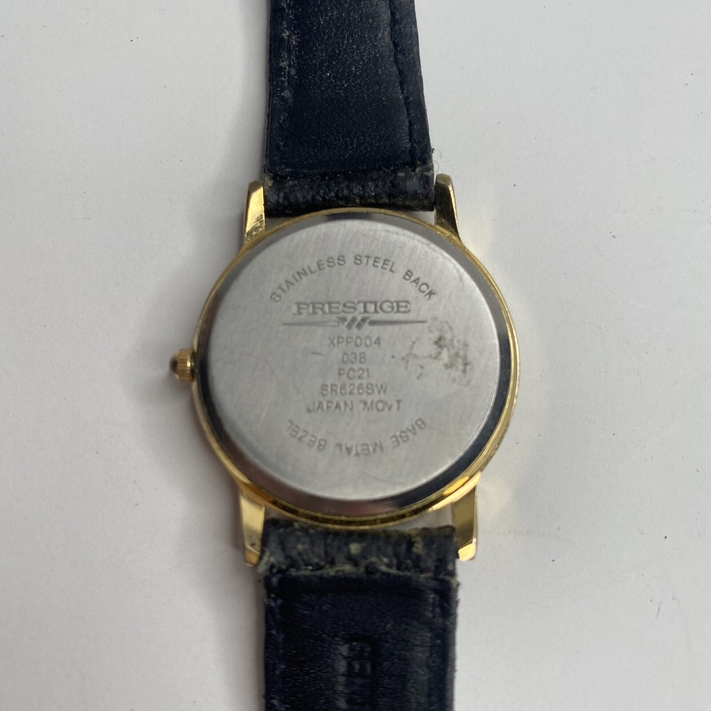 Vintage Prestige‎ by Waltham Diamond quartz watch XPPOO4 SR626SW Untested - Picture 10 of 12